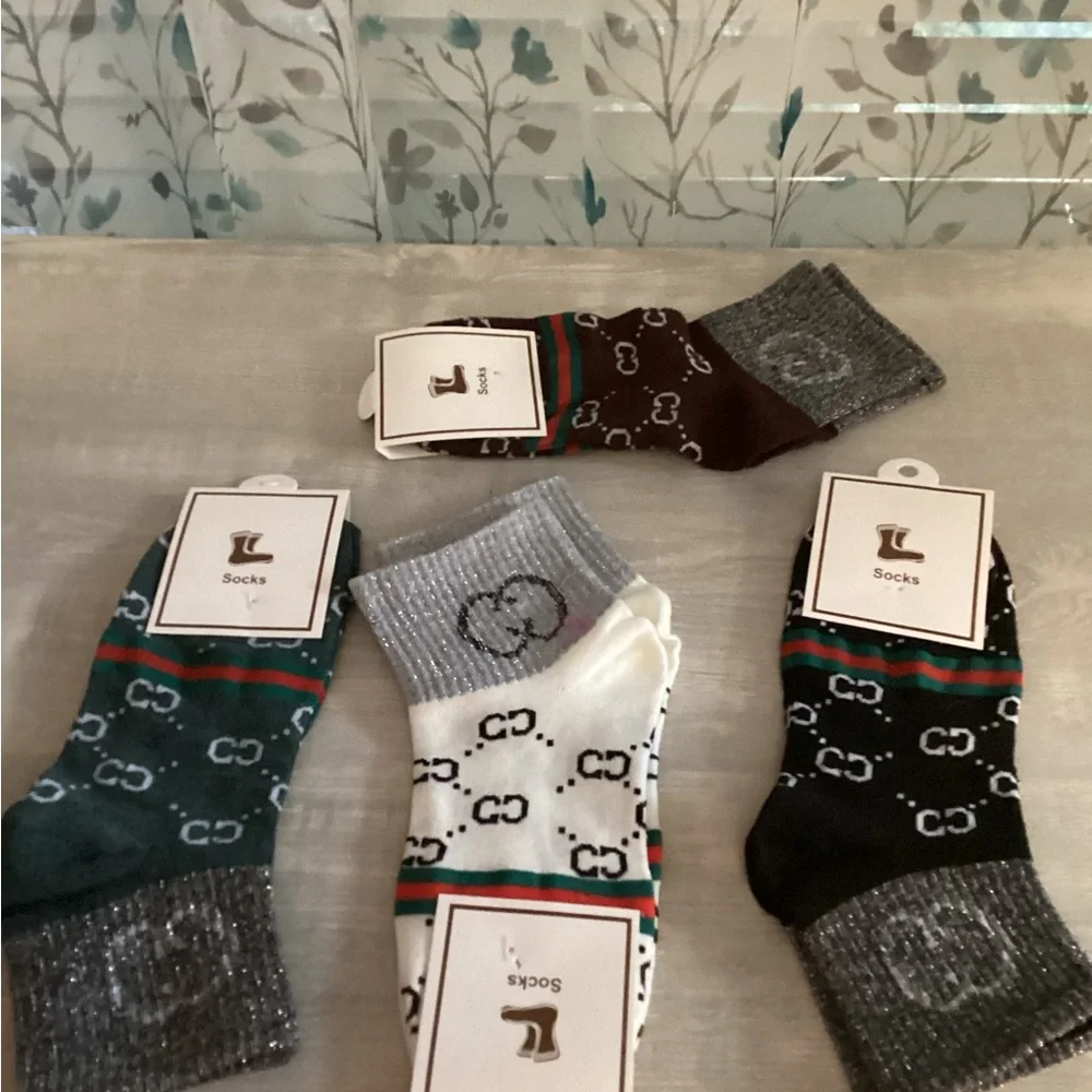 Stylish Multicolor Socks Set - Picture 4 of 6